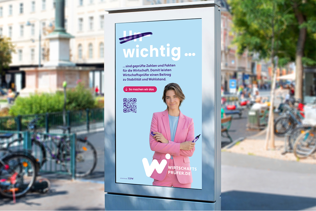 Plakat Wirtschaftsprüferkampagne