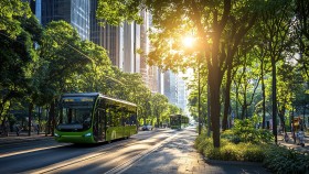 Bus im Grünen