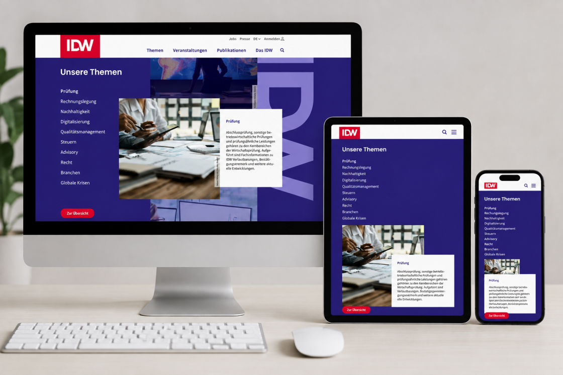 Neue IDW Website