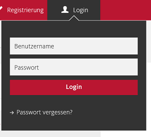 Login Menü