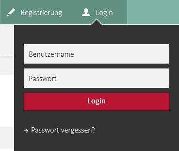 Login Menü